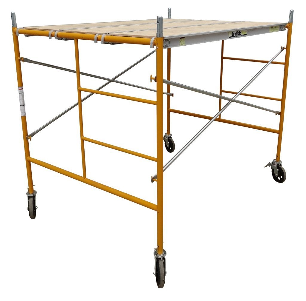 Scaffold, 5'w x 5'h Rolling Tower without Guard Rails - 1