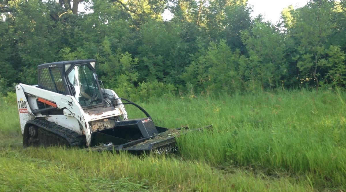 Loader, 5' Rotary Brush Cutter for Full Size Bobcat Loader - 1